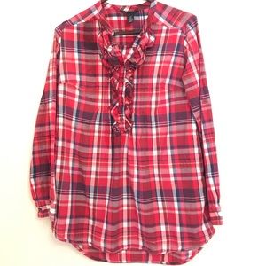 Maternity Plaid Tunic H&M MAMA MEDIUM